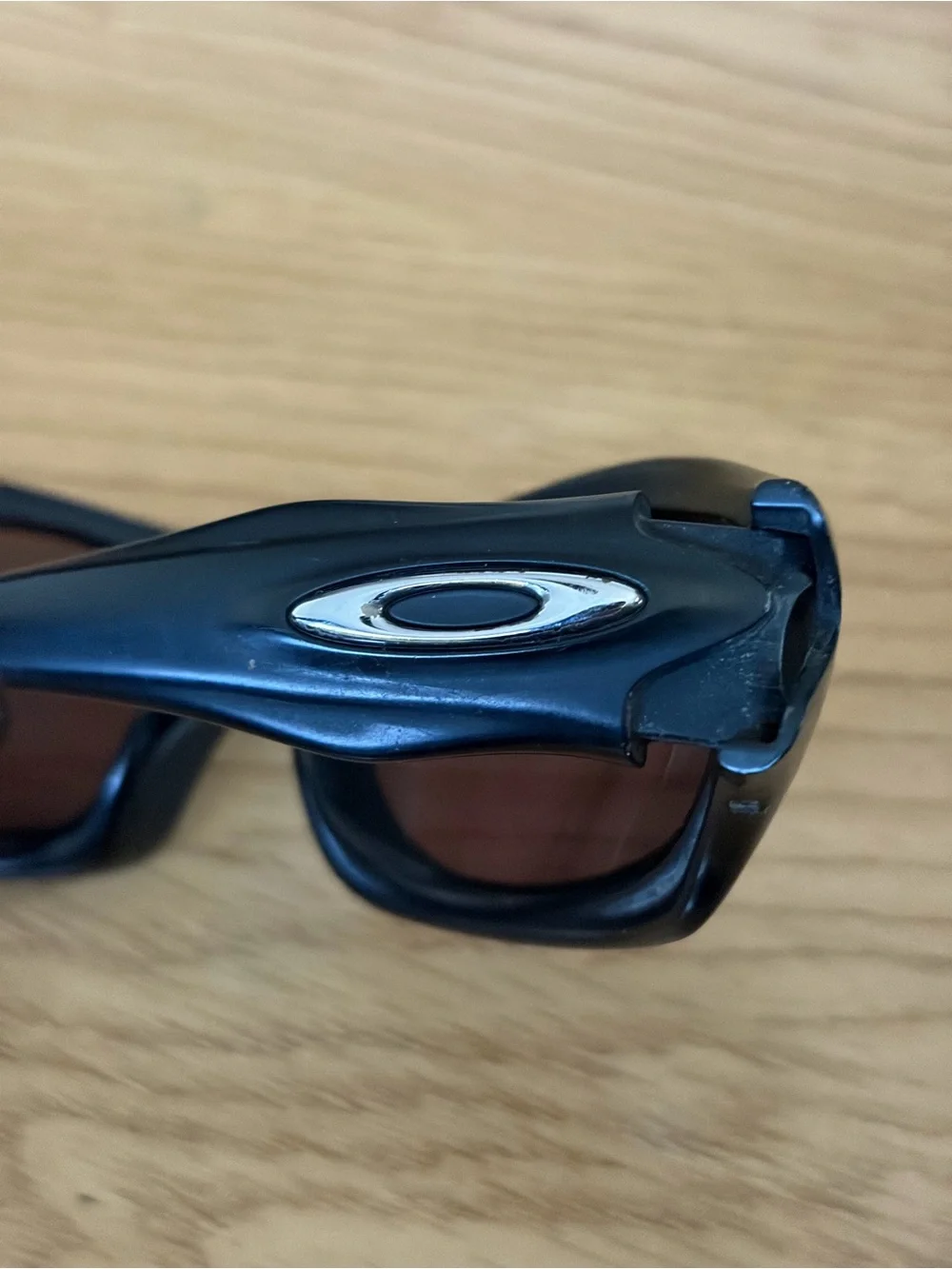 Oakley Monster Dog Vintage Matte Black Frame Sport Sunglasses Made in USA